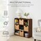 Best Choice Products 9-Cube Bookshelf, 13.5in Display Storage System, Organizer w/ Removable Back Panels